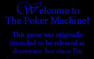 Poker Machine (The) atari screenshot